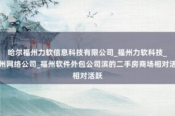 哈尔福州力软信息科技有限公司_福州力软科技_福州网络公司_福州软件外包公司滨的二手房商场相对活跃